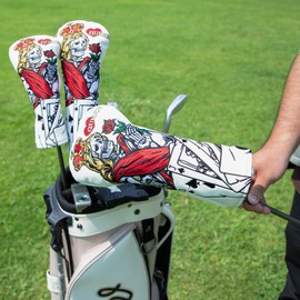 BAIRBRE Golf Club Cover Poker Queen Golf Driver Cover Fariway Wood Headcover Hybrid Head Covers Golf Club Covers for Most Brand (for Driver)