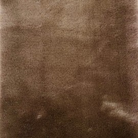 Fashion Fabrics LLC Brown Rabbit Soft Faux Fur Fabric - Sold by The Yard - 60"
