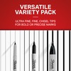 SHARPIE Sharpie Permanent Markers Variety Pack, Featuring Ultra-Fine, Chisel Tip,