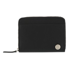 Takeokikuchi 07519 Amigo Men's Wallet, Coin Purse, Zip Around, [31] Black/Red