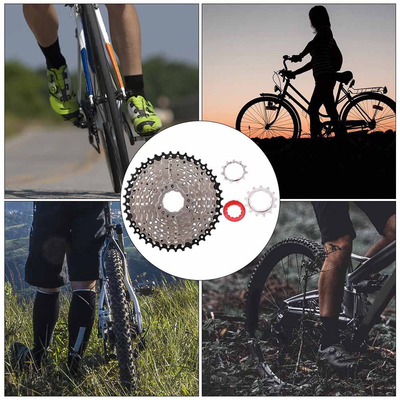 Road Bike Freewheel Cassette Sprocket 9 Speed 11-40T Bicycle Replacement