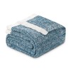 MH MYLUNE HOME Ultra Soft Ribbed Throw Blanket for Couch
