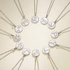 Zodiac Sign Necklace Made of Solid 925 Sterling Silver with