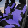 AUTOYOUTH AUTOYOUTH Autositzbezge Universal Fit Komplettset Autositzschoner Reifenschienen Autositzzubeh?r, Violett