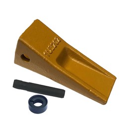 HYAT 1U3202 Excavator Bucket Teeth + 8E6208/9W7112P W/Pins + 8E6209/4T0001W Retainers 1U-3202 General Purpose Dirt Bucket Teeth Replacement for Caterpillar J200 Style Buckets - 5 Pack