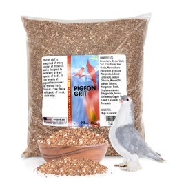 Morning Bird Pigeon Grit - Healthy & Nutritious Bird Food to Supports Strong Muscles & Bones for All Bird Species - Easy to Digest & Packed with Natural Mineral Supplement - 9 lbs