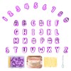 Fondant Letter Cutters, 40 Pcs Letter Cookie Cutters, Alphabet Cookie