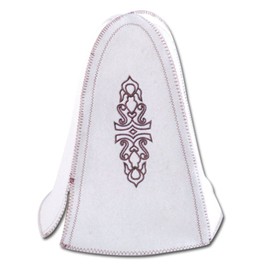 GMMH 5177-1061 Felt Cap Sauna Hat for Sauna with Embroidery Felt Hat