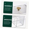 ULTECHNOVO Makeup Storage Box Lid Cotton Swab Holder Makeup Sponge
