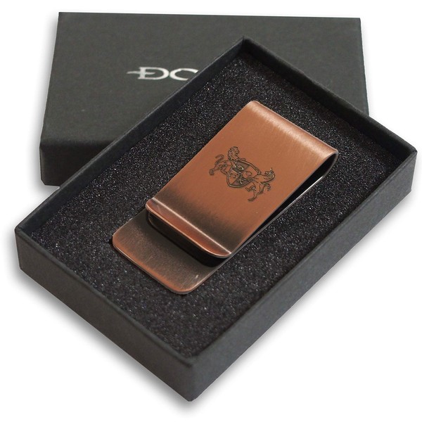DONOK Artisan Money Clip, Men's, Made in Japan, Copper Crosatay, h53 x W21 x D8 mm (Gift Package)