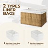 GREENSTELL Storage Basket with Lid, 42.3 Gallon(160L) Lagre Wicker Blanket