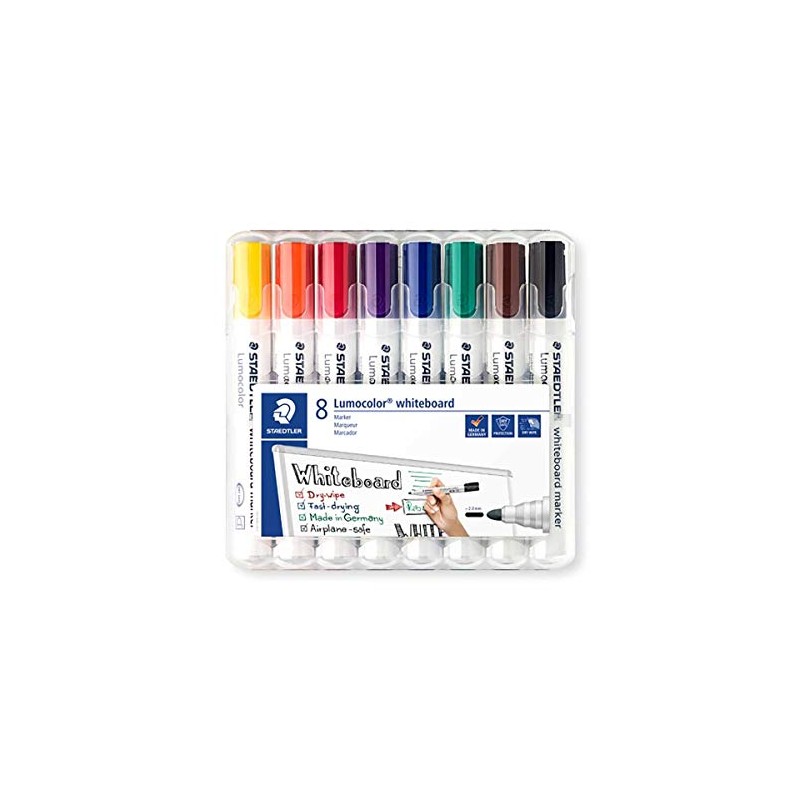 Staedtler Lumocolor Whiteboard Marker Pack of 8