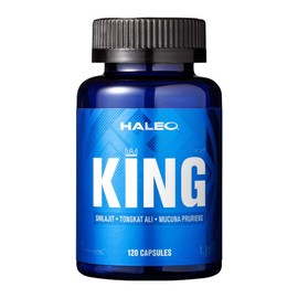 HALEO KING(キング) ムクナ豆 15000mg 精製シラジット 7500mg トンカットアリLJ100 6000mg 厳選3種成分配合 120カプセル 30回分