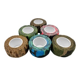 Detect-Ed Camo Wrap for Metal Detectors, Shovels, Diggers- Multiple Colors - Blue