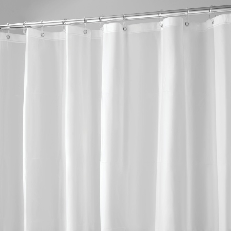 iDesign EVA Waterproof Shower Curtain Liner with 12 Metal Grommets
