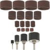 MS-Warenvertrieb 20-Piece Set: 4x Sanding Rollers 1/2 Inch 3/4 Inch
