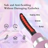 Le’phoqua Heated Eyelash Curler with Comb Design: Anti-Scald Electric Lash