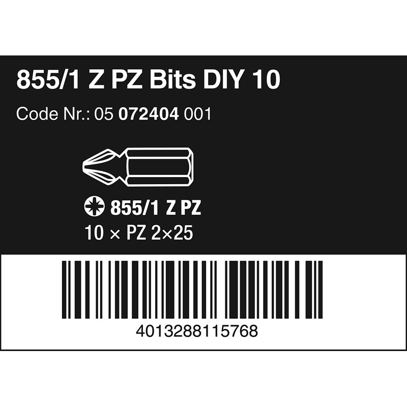 Wera 05072404001 Screwdriver Socket Bits