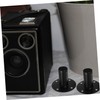 MERRYHAPY 2pcs Speaker Stand Aluminum Alloy Base Speaker Tray for