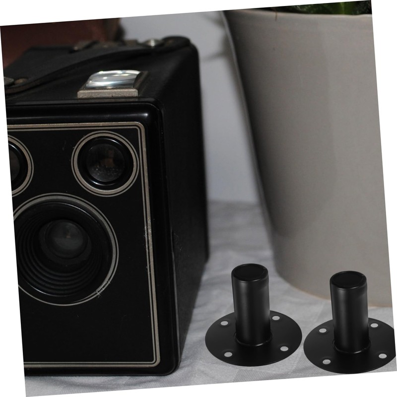 MERRYHAPY 2pcs Speaker Stand Aluminum Alloy Base Speaker Tray for