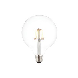Saxby 76802 E27 LED Filament Globe Dimmable 125mm 6W Warm White 2700K