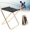 Aviation Aluminum Alloy Outdoor Portable Camping Mini Folding Stool Fishing