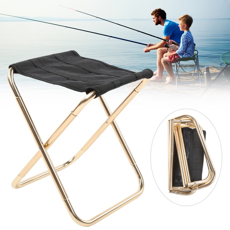 Aviation Aluminum Alloy Outdoor Portable Camping Mini Folding Stool Fishing