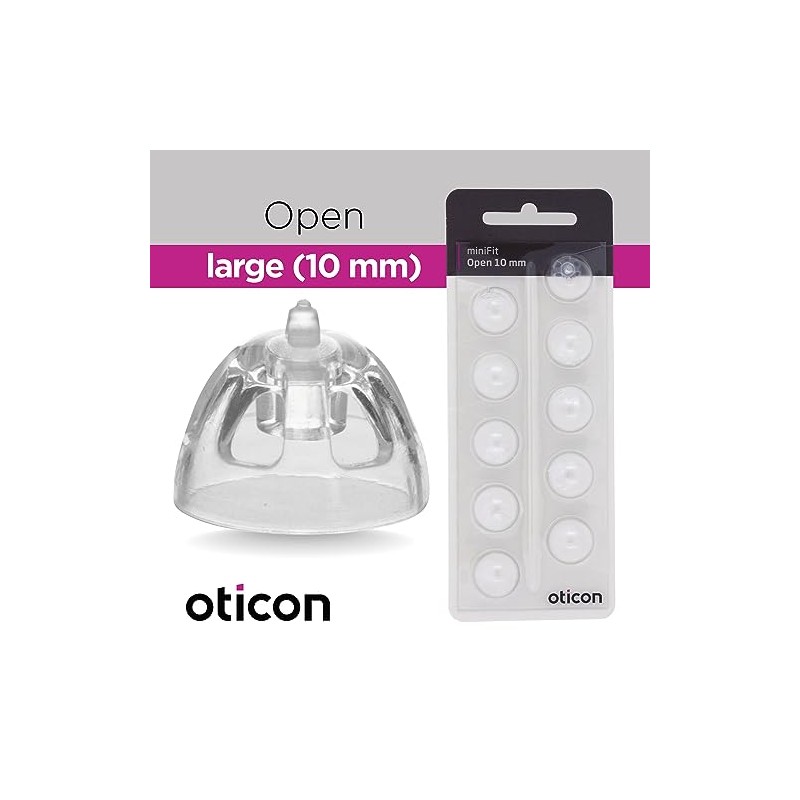 Genuine Denmark Oticon Branded, Hearing Aid Domes for Oticon MiniFit