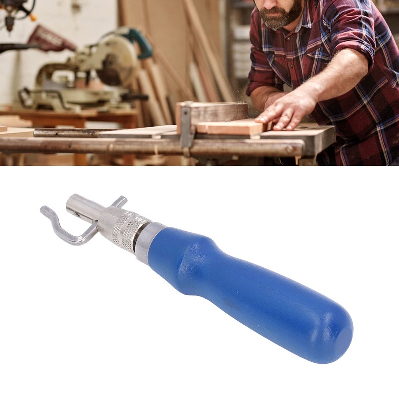 7 in 1 Leather Groover Tool Plastic Wood Fine Steel
