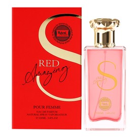 Hybrid & Company Women Amazing Red Pour Femme Eau De Parfum Vaporisateur Natural Spray 3.4 Fl Oz