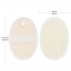 Natural Loofah Sponge Exfoliating Body Scrubber, Made of Natural Biodegradable