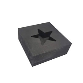 OTOOLWORLD Star Graphite Casting Ingot Mold Metal Refining Scrap Gold Silver Mold Star Mold