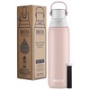Brita Stainless Steel Water Filter Bottle, 20 Ounce, Rose, 1