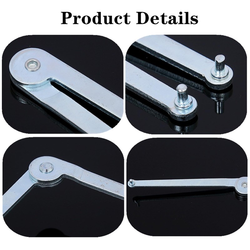 QCVENL 1 PCS Spanner Wrench Universal Adjustable Angle Grinder Wrench