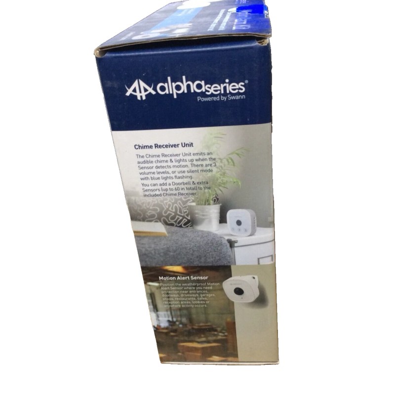Swann Alpha Series Wireless Motion Sensor Unit & Chime New