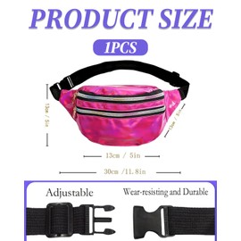 LOZTBUE 1 x Belt Bag, Bum Bag, Unisex Belt Bag, Sporty, Waterproof, Trendy, Bum Bag, Unisex, Outdoor, Travel, Hiking, Holiday, Party, Festival