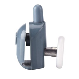 Xrten Pack of 10 Sliding Door Rollers, 25 mm Shower Cubicle Rollers, Anti-Rust Shower Door Rollers, Glass Door Rollers, Roller Guide, Shower Door, Replacement Parts for Bathroom Doors, Glass Door