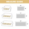H.VERSAILTEX Couch Cover Chenille Pet Fuzzy Sofa Covers for 3