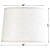 BOXEMIYA Large Drum lamp shades Set of 2 Linen Lampshade