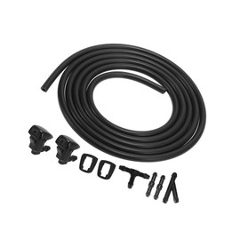 Motoforti Front Windshield Washer Nozzles Kit for Jeep Grand Cherokee WK2 2.2 Meters Windshield Washer Hose with 4pcs Connectors Replaces 68260443AA Long-lasting
