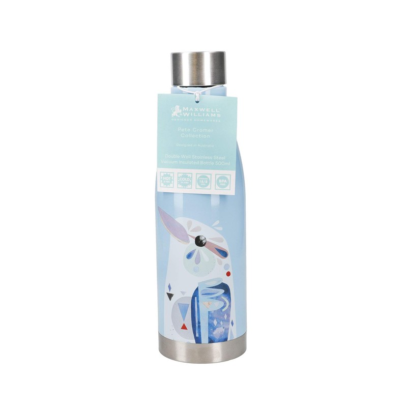 Maxwell & Williams Pete Cromer Insulated Water Bottle, Kookaburra Design,