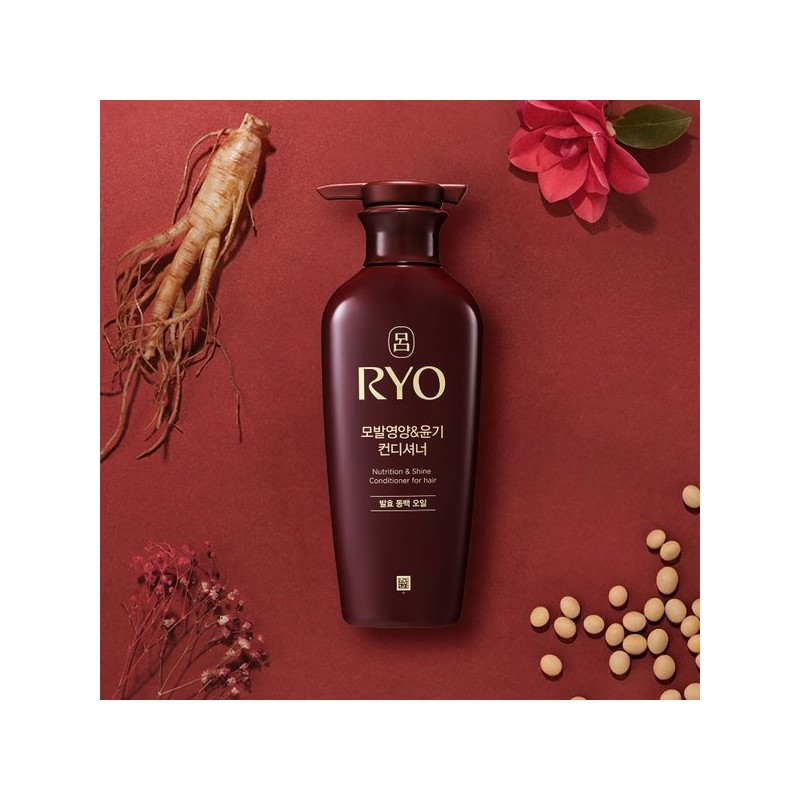 Ryu 려 클래식 모발영양윤기 컨디셔너_발효 동백 오일 400ml Ryo Classic