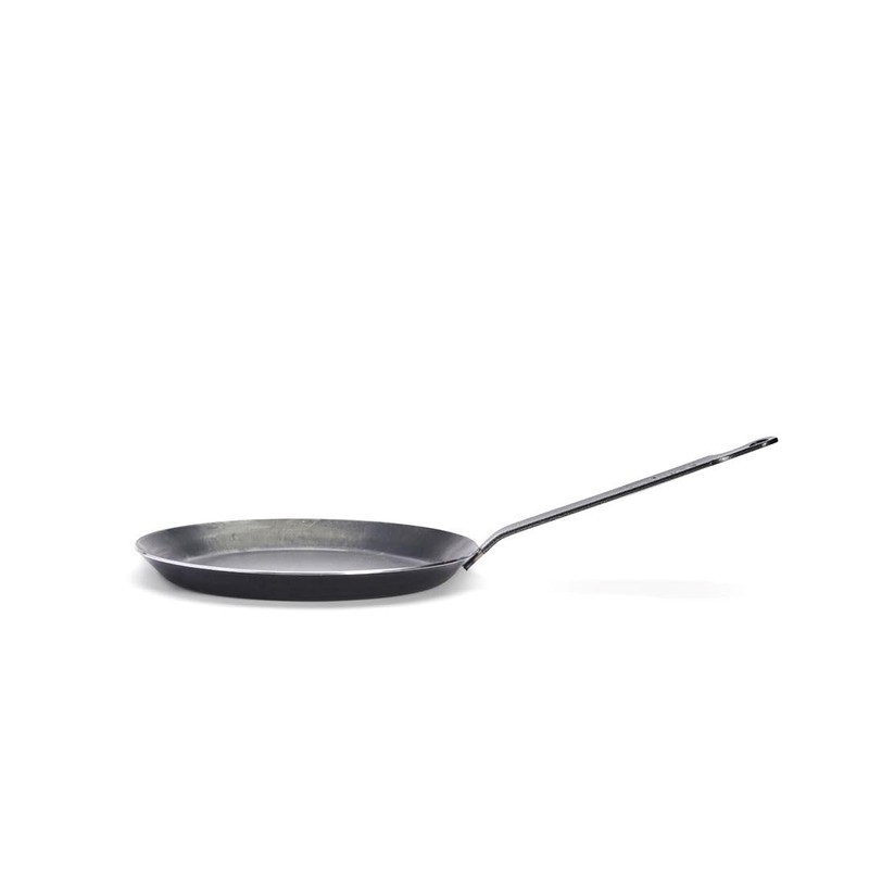 De Buyer 5303.20 Blue Steel Force Blue Pancake Pan, 2