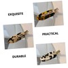 Baluue 8pcs No Bend Hair Clips Flat Alligator Barrettes for