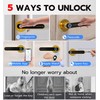 eLinkSmart Fingerprint Door Knob Lock, [2024 Upgraded Version] Keyless Entry