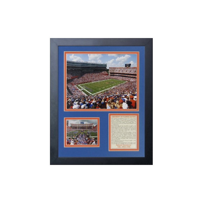Legends Never Die Florida Gators Ben Hill Griffin Stadium Framed