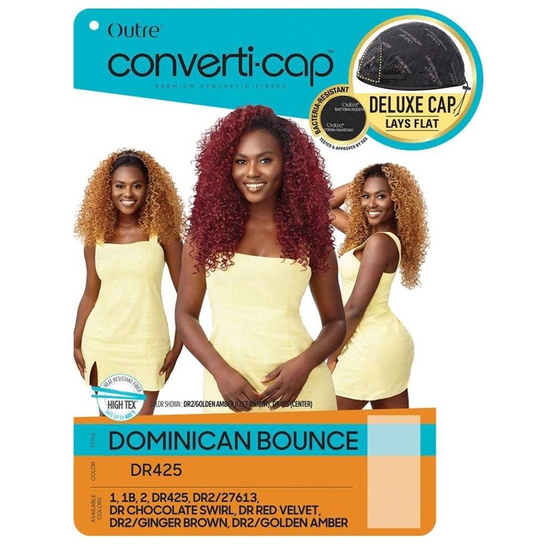 Converti-Cap Outre Synthetic Wig - DOMINICAN BOUNCE (DR2/27613)