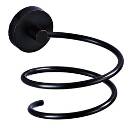 Makidar Hair Dryer Holder Stainless Steel Chromed (Black)