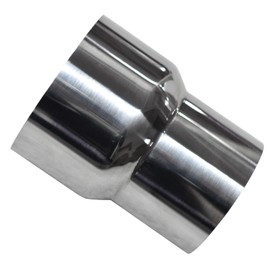 GioZona 2.5" ID to 3" OD, Exhuast Pipe Adapter Connector Reducer, 304 Stainless Steel, Universal Exhaust Pipe to Component 2 1/2 Inch to 3 Inch