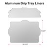 Drip Tray Heat Baffle and Grease Drip Tray Liners Kit